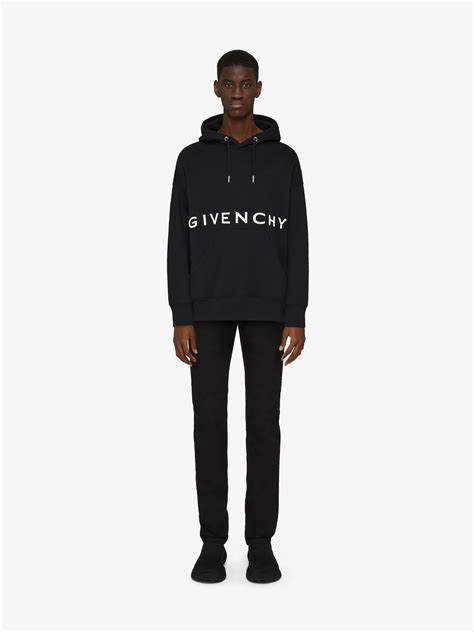 GIVENCHY 4G slim fit hoodie in fleece 